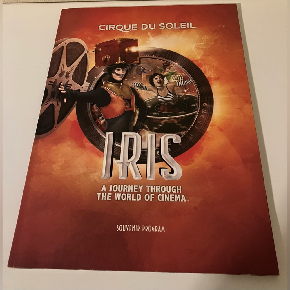 Cirque Du Soleil Iris Souvenir Program (Rare. Cancelled show) Danny Elfman